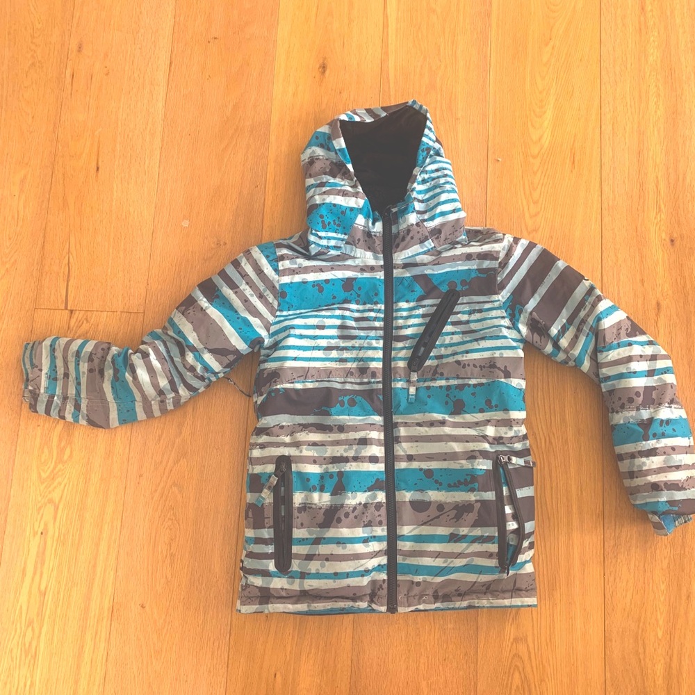 Boys Youth M Blue Winter Jacket